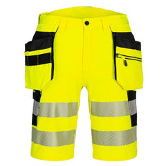 Handwerksshorts DX446 gelb Warnschutz Kl2 c46