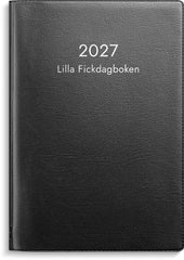 Lilla Fickdagboken 2027 plast svart
