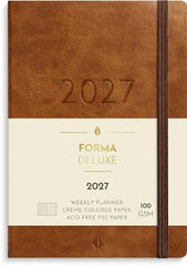 Liten Veckokal Forma Deluxe 2027 brun