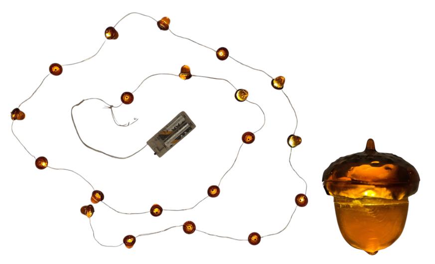 Ljusslinga FESTIVE ekollon 20st lampor