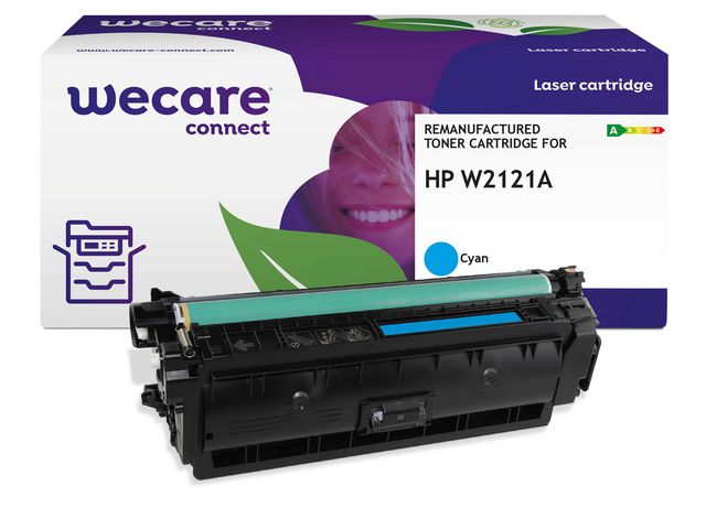 Toner WECARE HP W2121A 212A 4,5K cyan - Primmeshiper