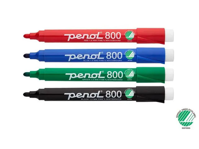 Whiteboardpenna PENOL 800 rund röd - Primmeshiper