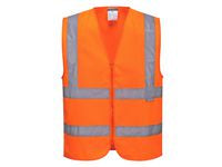 Varselväst PW C375 orange kl 2 L Primmeshiper