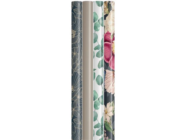 Presentpapper 70cmx4m mix - Primmeshiper