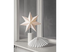 Lampa Stila stjärna/skärm 50x35cm vit - Primmeshiper