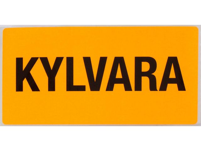 Varningsetikett KYLVARA 500/rl - Primmeshiper