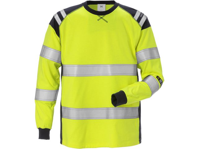 T-Shirt Flam Kl 3 Gul/Marin L - Primmeshiper