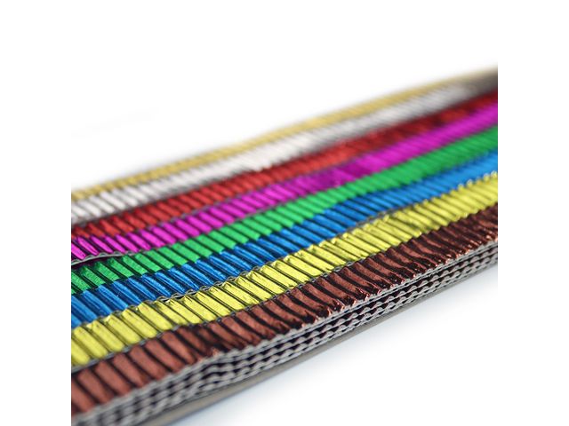 Wellpapp metallic 6 remsor x 8färger - Primmeshiper