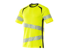 Varsel t-shirt Accelerate Kl 2 gul M Primmeshiper