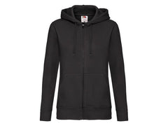 Zip Hoodie FRUIT dam svart M - Primmeshiper