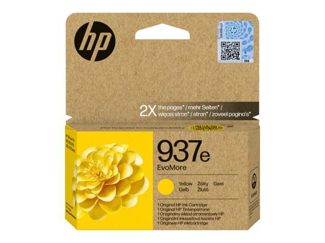 Bläckpatron HP 4S6W8NE 937e gul - Primmeshiper