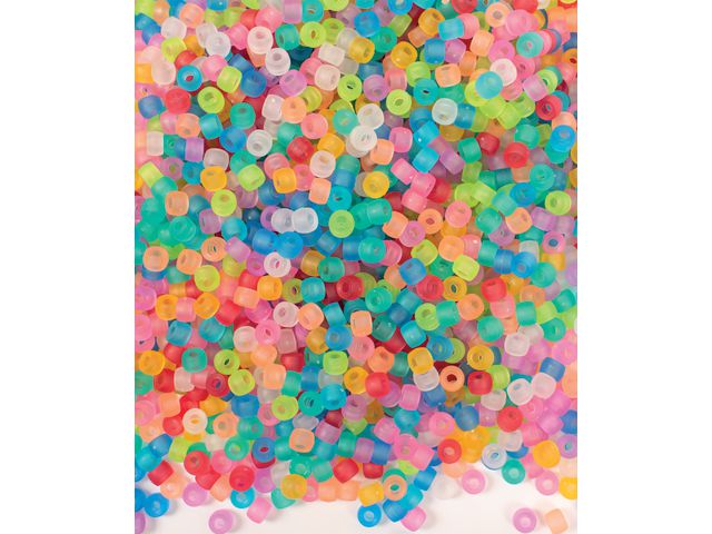Plastpärlor Kongo Transparanta 1000/FP - Primmeshiper