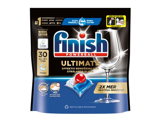 Maskindisk FINISH Ultimate AiO 30/fp - Primmeshiper
