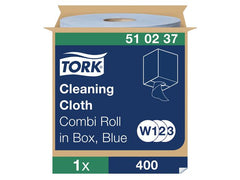 Rengöringsduk TORK W1/2/3 blå 400/rl - Primmeshiper