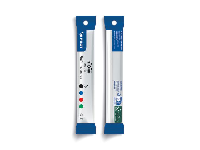 Refill PILOT Frixion Zone 0,7 Svart - Primmeshiper