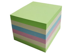 Notes LYRECO recycled 75x75mm sort. 6/fp Primmeshiper