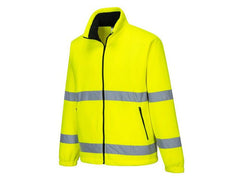 Fleecetröja Hi-vis PW F250 gul 2XL - Primmeshiper