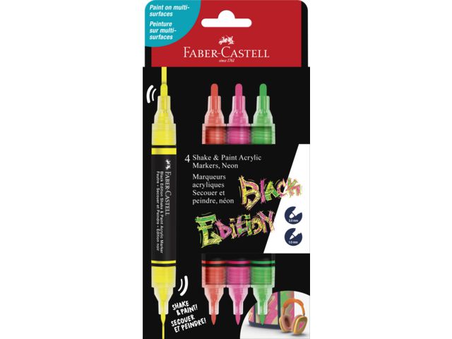 Fiberpenna shake&Paint neon 4/fp - Primmeshiper