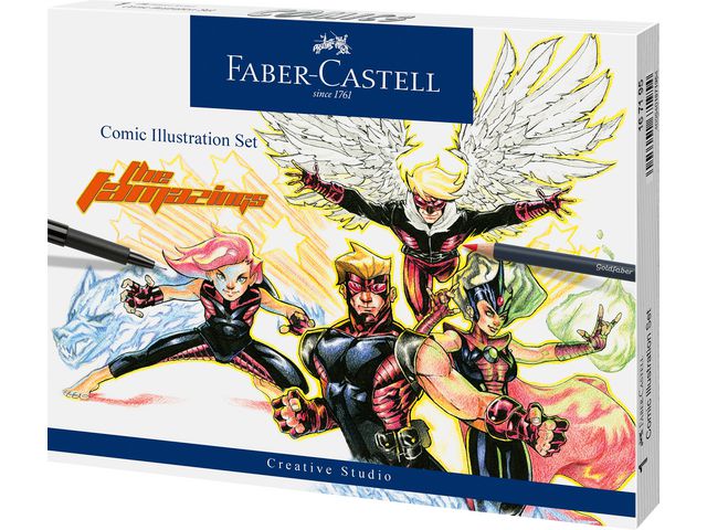 Fiberpenna Pitt Artist Manga Set 15delar - Primmeshiper