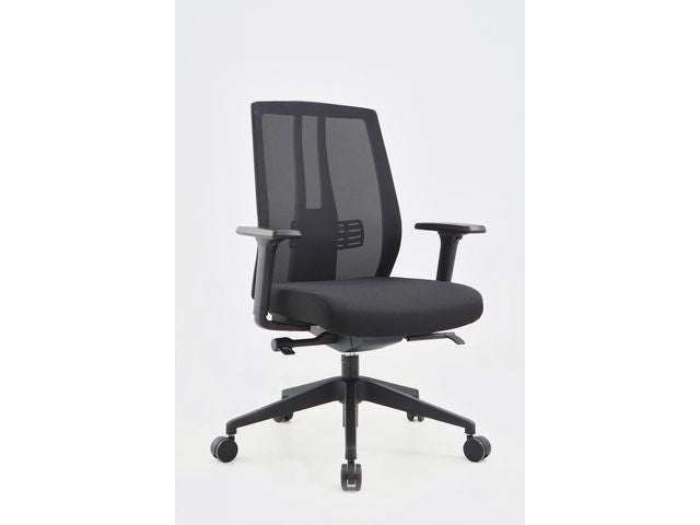 Kontorsstol LYRECO Pegasus mesh svart - Primmeshiper