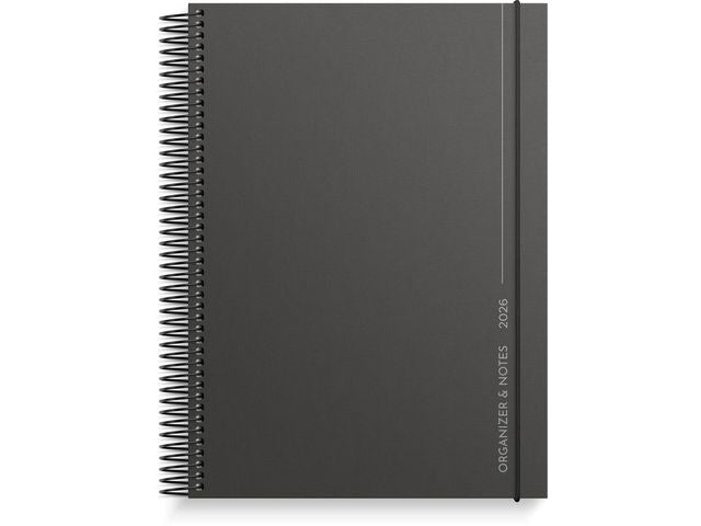 Organizer & Notes 2026 svart Primmeshiper