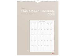 Väggkalender Stora Månadskalendern 2026 Primmeshiper