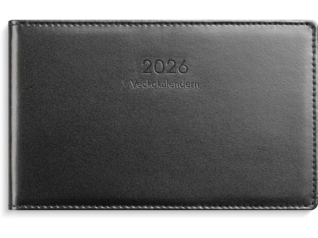 Veckokalender 2026 skinn svart Primmeshiper