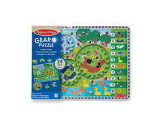 Puzzle Holz Zahnräder Tiere