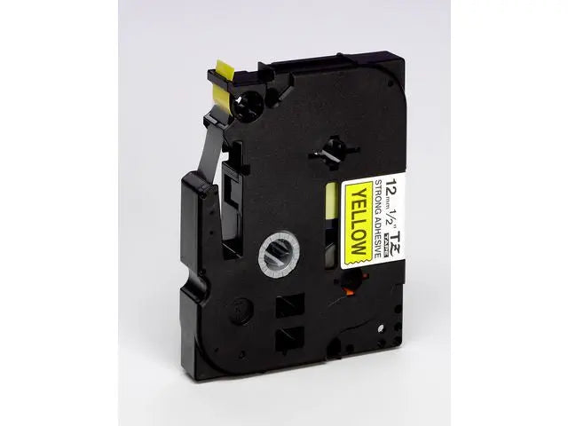 Tape BROTHER TZES631 12mm Svart på Gul Primmeshiper