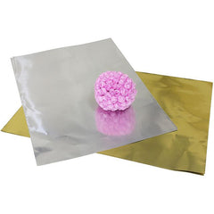Metallkarton 50x35cm silber 5/St.