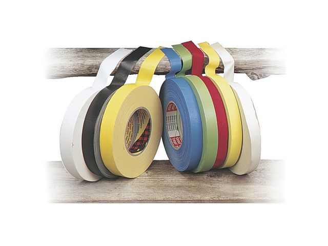 Tejp textil matt 50mx19mm röd - Primmeshiper