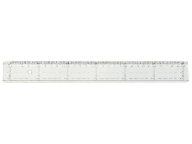 Linjal tvärgraderad 30cm - Primmeshiper