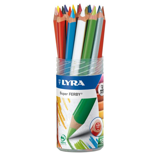 Färgpenna LYRA Super Ferby 18/fp Primmeshiper