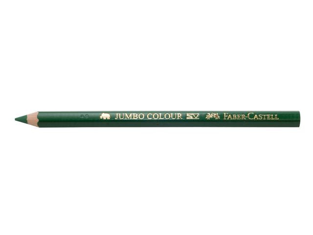 Färgpenna FABER Jumbo mörkgrön 12/fp - Primmeshiper