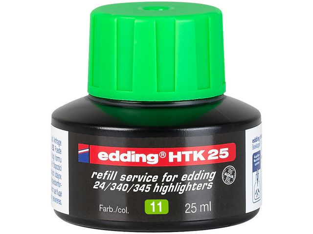 Refill EDDING HTK 25 ink grön 25 ml Primmeshiper