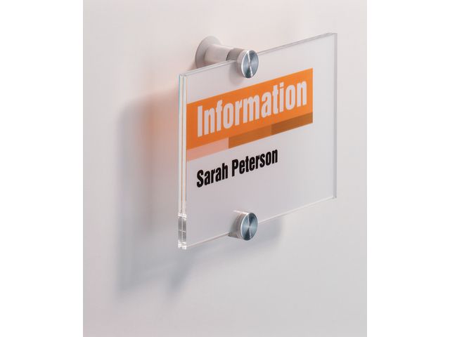 Dörrskylt DURABLE Crystal Sign 105x148mm - Primmeshiper