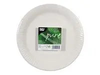 Tallrik PURE FSC Papp 23cm stark 100/fp - Primmeshiper