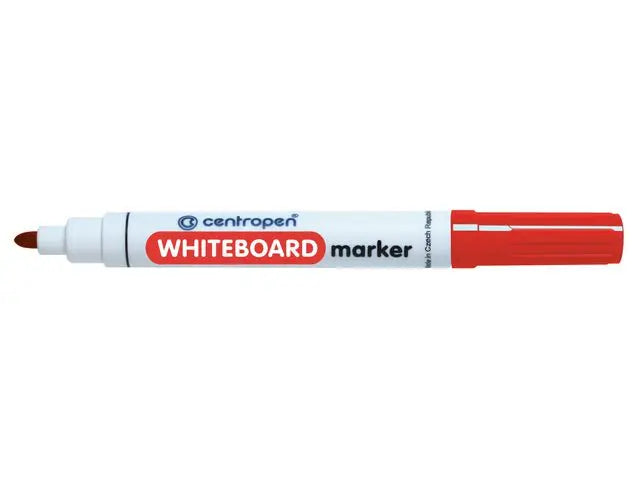 Whiteboardpenna CENTROPEN rund röd - Primmeshiper
