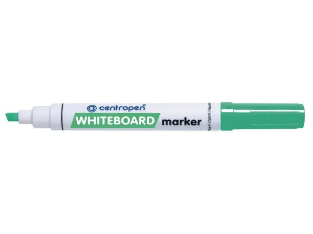 Whiteboardpenna CENTROPEN skuren grön - Primmeshiper