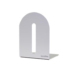 Buchstütze Metall 15cm, Weiß 2/St.