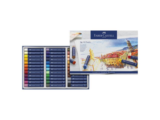 Oljepastellkritor FABER 36 färger - Primmeshiper