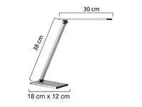 Lampa UNILUX Terra LED metal grå - Primmeshiper
