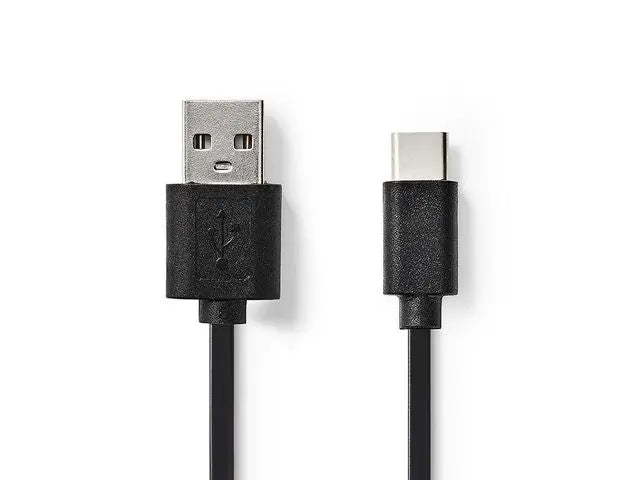 Kabel NEDIS USB-A-USB-C 1m svart - Primmeshiper