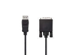 Kabel NEDIS DP ha - DVI ha 1m svart - Primmeshiper