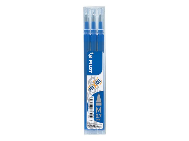 Refill PILOT Frixion 0,7mm blå 3/fp - Primmeshiper