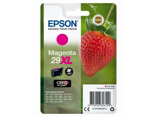 Bläckpatron EPSON C13T29934012 XL mag. - Primmeshiper