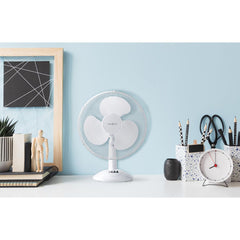 Tischventilator NEDIS 40 cm 45W Kunststoff weiß