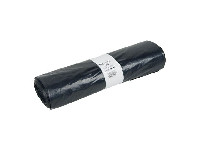 Plastsäck LD 60L 40my Svart 25/RL - Primmeshiper
