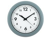 Väggur ALBA Easytime Ø30cm grå - Primmeshiper