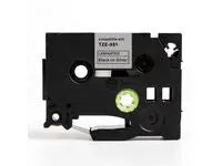 Tape 24mm TZe-951 svart på silver - Primmeshiper